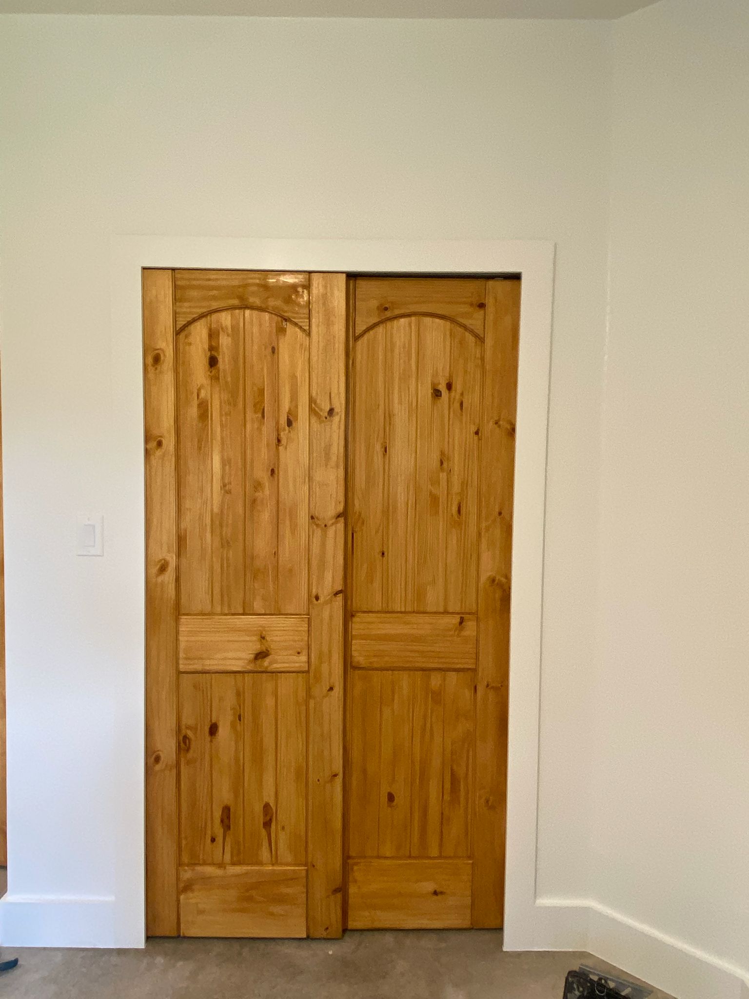Door replacement - clean finish