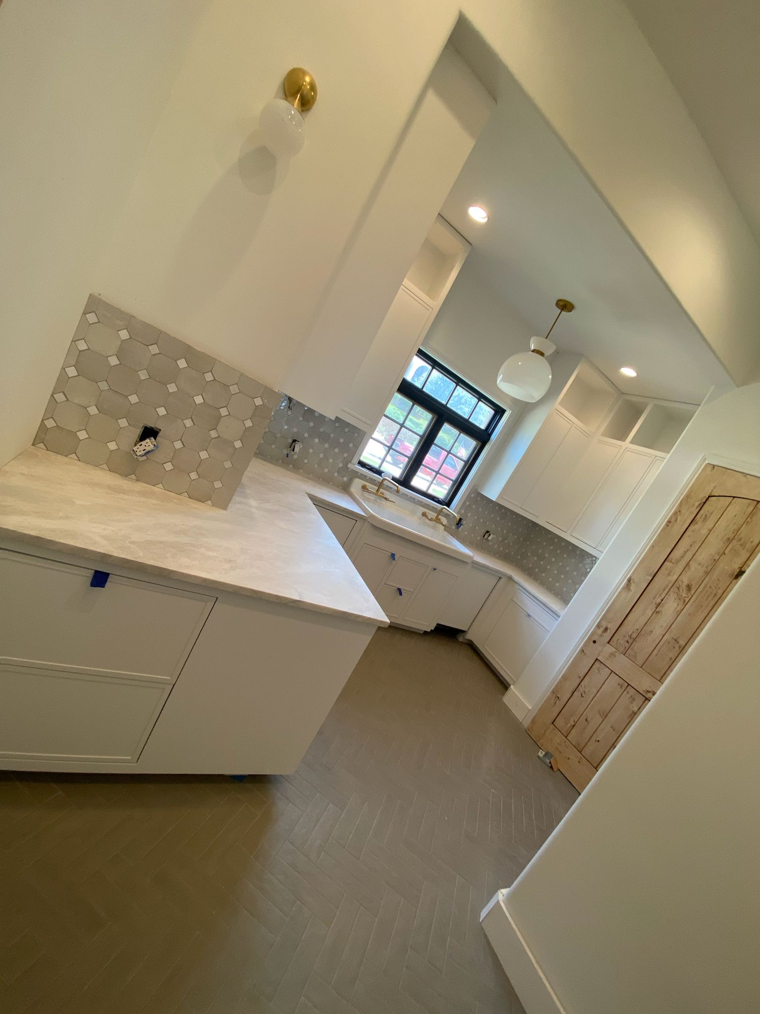 Kitchen renovation - detail view